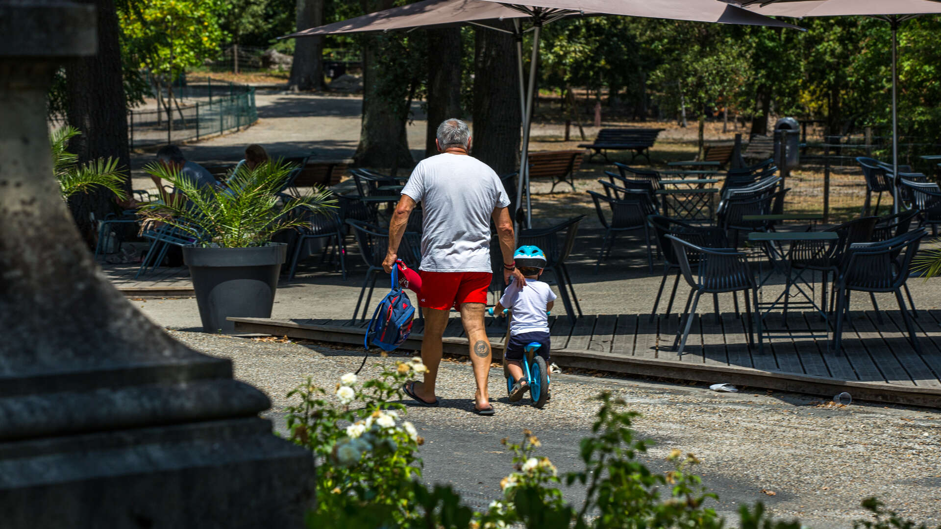 Famille au Parc bordelais